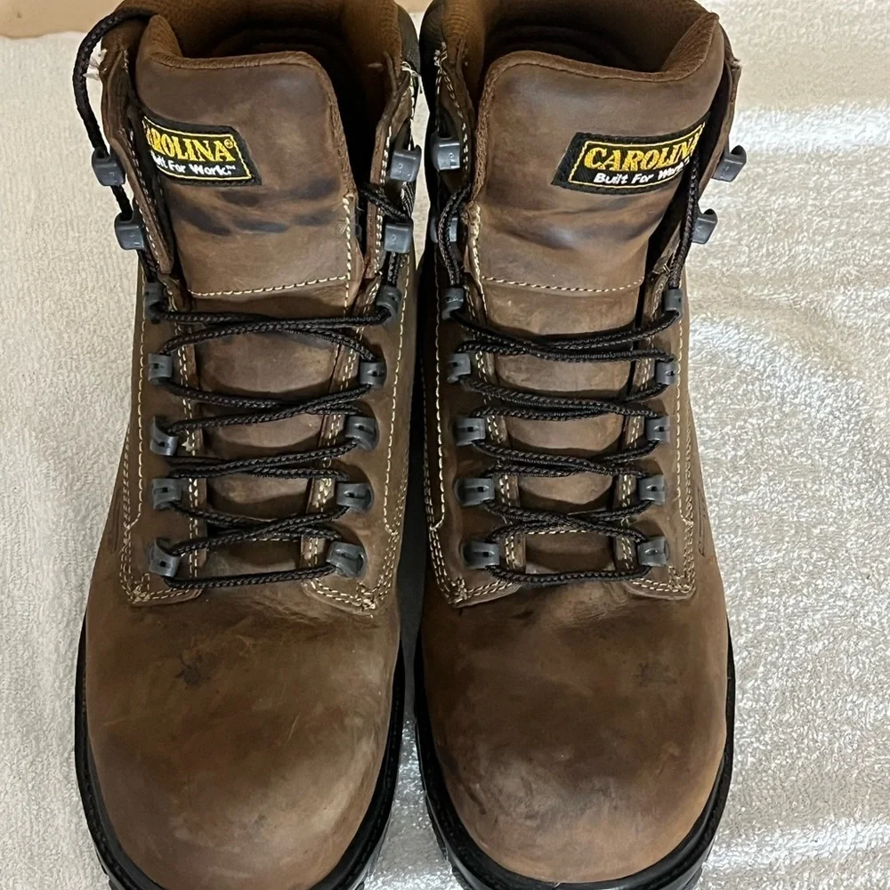 Carolina High Top Safety Steel Toe Shoes Sz 9